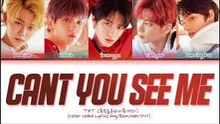 TXT 'Can't You See Me? (세계가 불타버린 밤, 우린...)' (Color Coded Lyrics Eng/Rom/Han/가사)