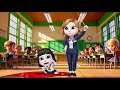 Angela is crying because she didn't do her homework. Will Angela be punished? My talking Angela 2 1