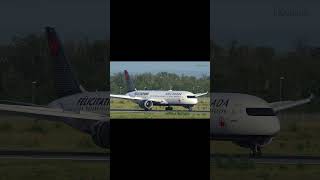 Air Canada Boeing 787-9 C-FVNB Landing RWY07L at FRA  #aviation #frankfurtairport #planespotting