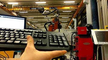 Keyboard control of KUKA KR30-3 robot with KUKAVARPROXY-OpenShowVar