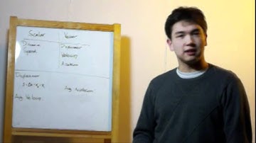 01 - Vector and Scalar Quantities and Basic Kinematics