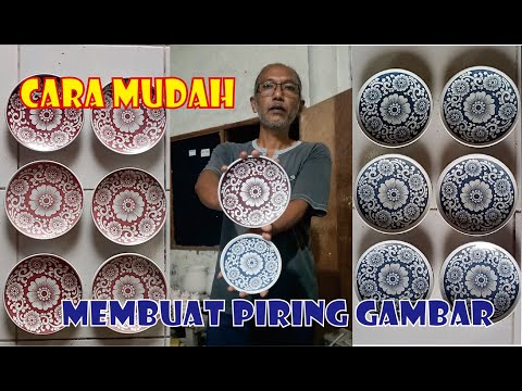 Video: Cara Menghias Piring Porselen