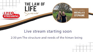 E2 - The structure and needs of the human being - with Stephanie