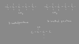 Structural (Constitutional) Isomers: Hexane