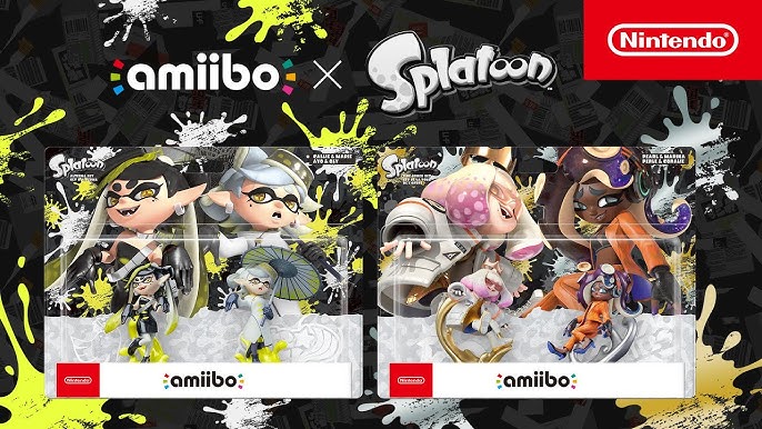 Splatfest Amiibo Splatoon Splatoon – New Squid Sisters And Off