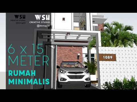  DESAIN  RUMAH  SIMPEL CLEAN 6  X  15  METER YouTube