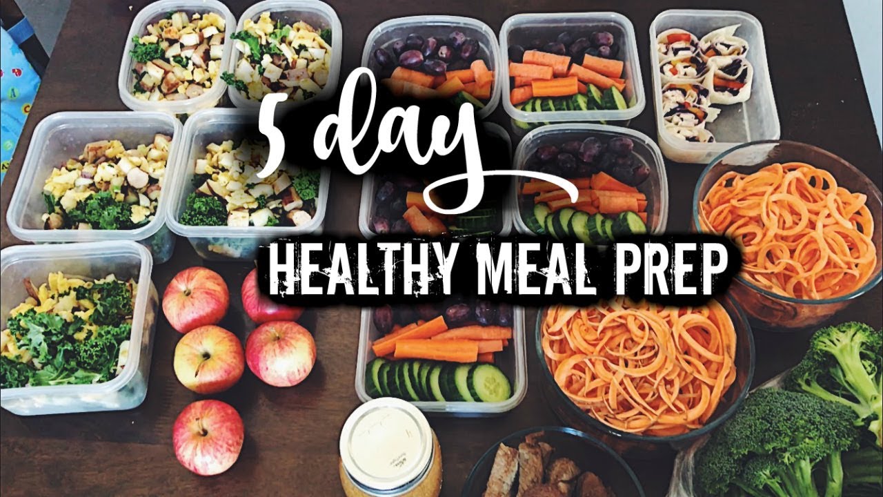 5 Day Healthy Meal Prep YouTube