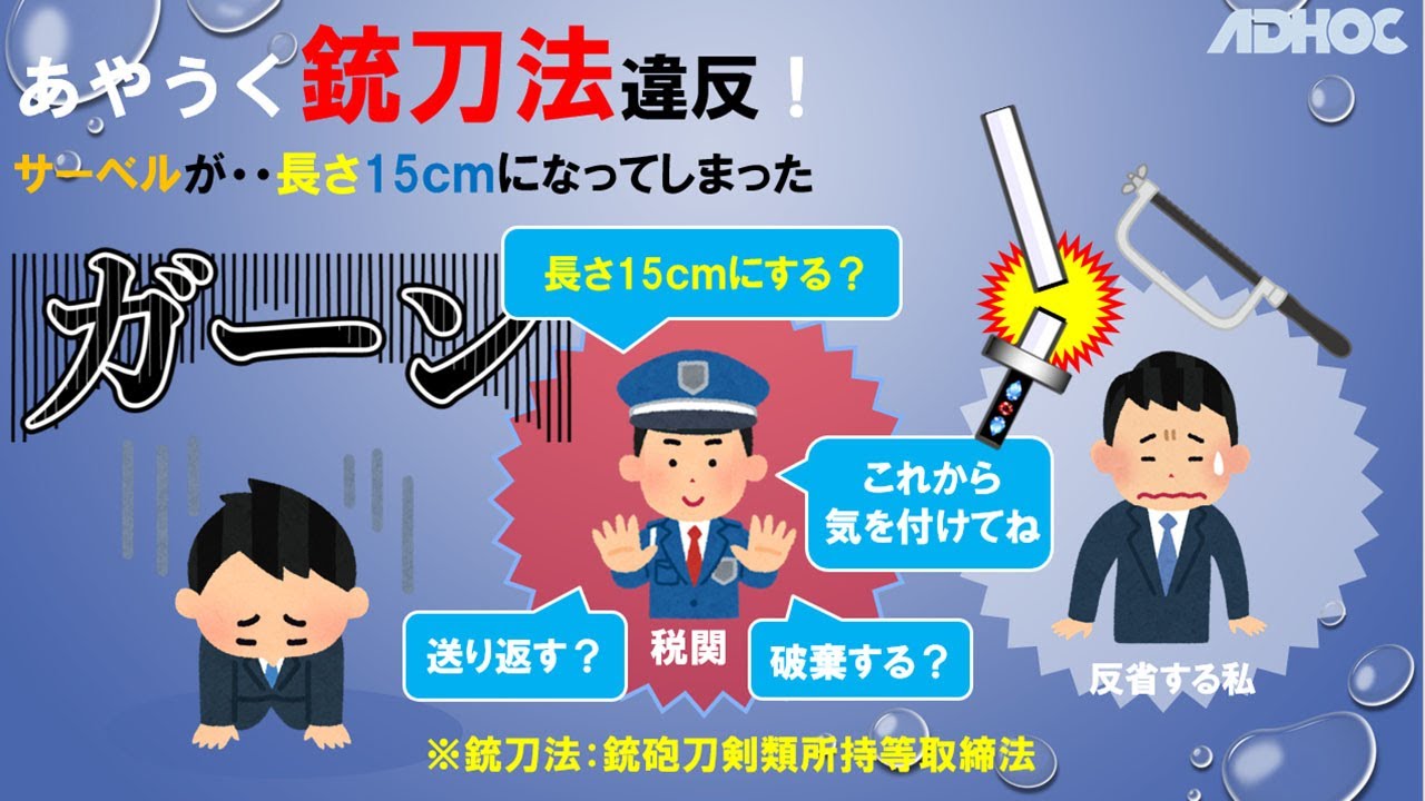 銃砲刀剣類所持等取締法