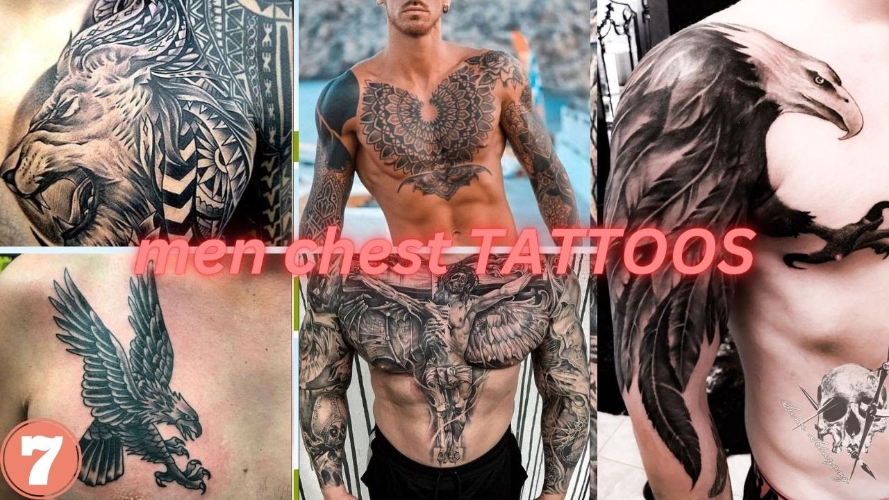 Best Chest Tattoos for men designs guys 2025