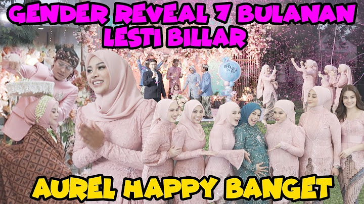 DETIK2 GENDER REVEAL LESTI BILLAR!! AUREL DINDA HW SEMUANYA IKUT HAPPY