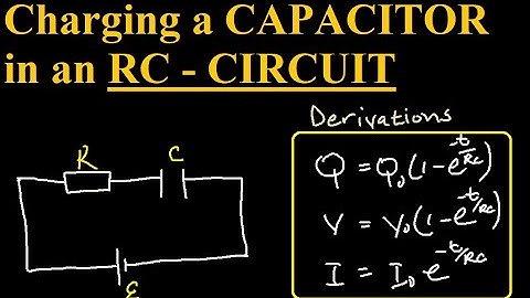Charging a capacitor in a C-R circuit