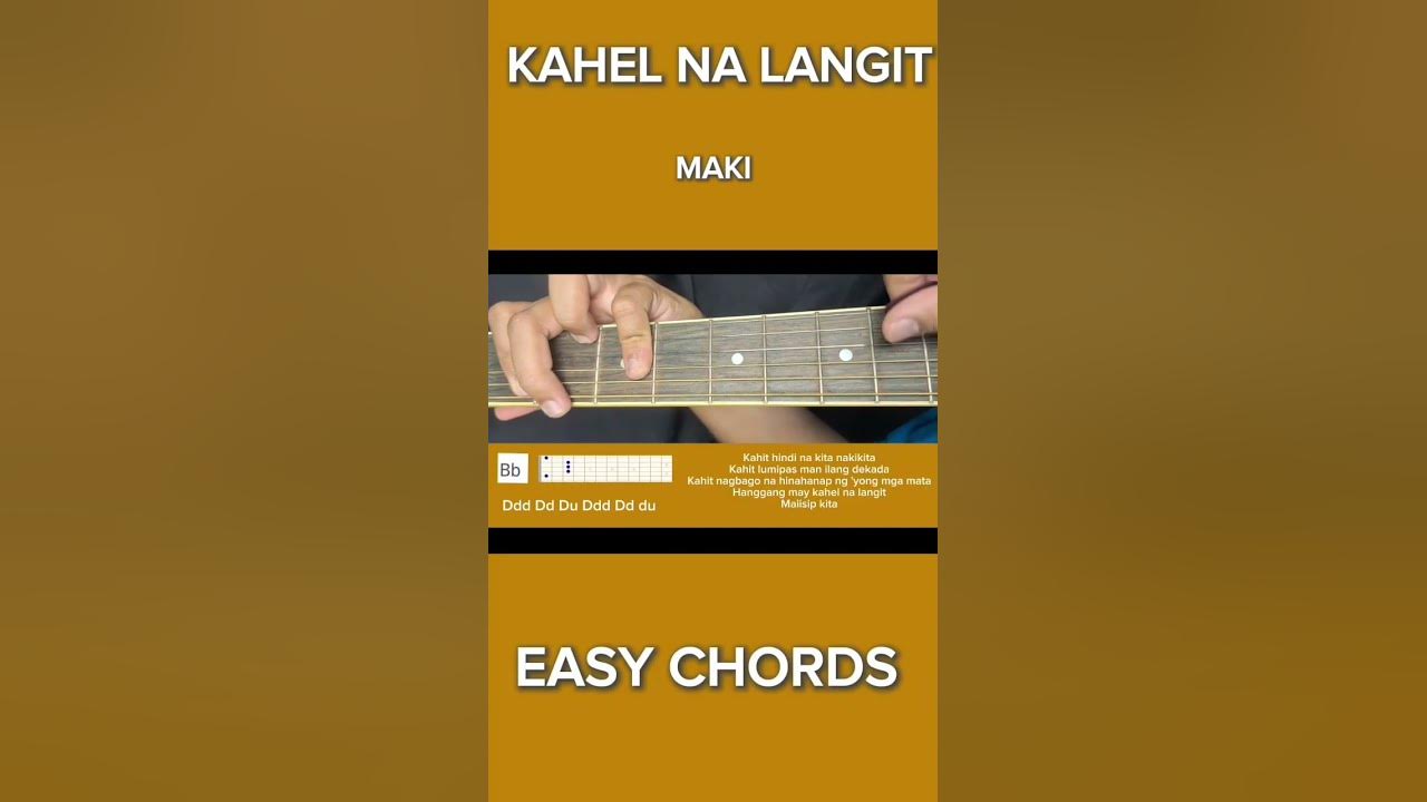 Kahel Na Langit  | EASY CHORDS  | Maki