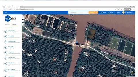 Demo WebGIS công trình thủy lợi