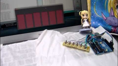 CdS Cell + Arduino + Processing