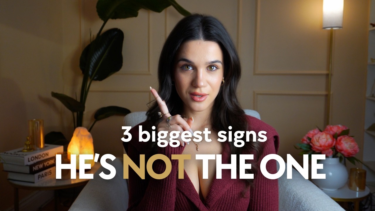 3 signs he is a *lesson*, not a life partner