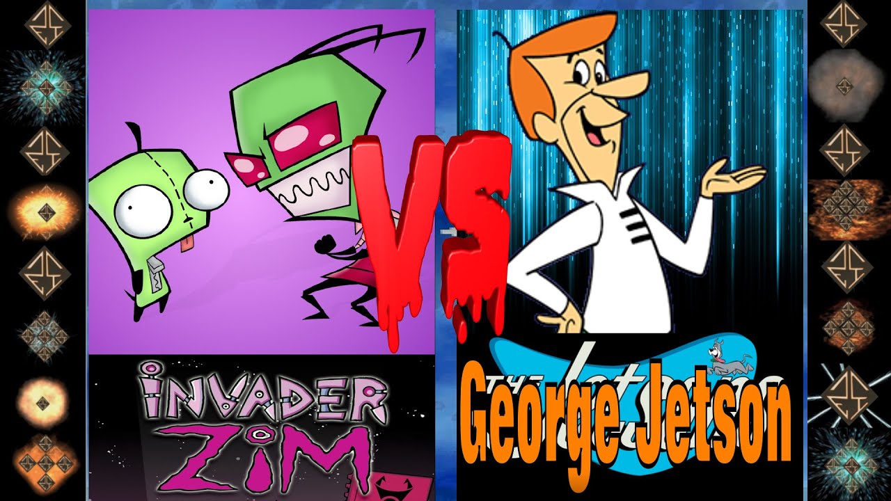 Invader Zim (Nickelodeon) vs George Jetson (Hanna-Barbera) - Ultimate Mugen Fight 2016