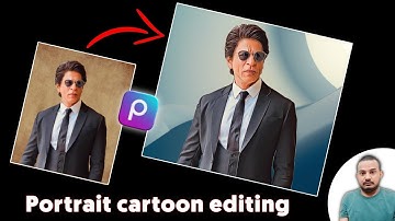 PicsArt portrait Cartoon Photo Editing Tutorial🔥|| portrait image editing || vector art