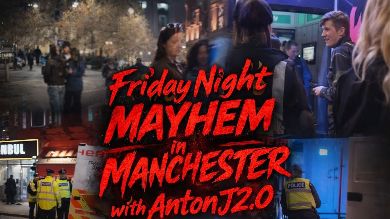 FRIDAY NIGHT MANCHESTER MAYHEM #police #fighting #mayhem #madness #fyp #viral 