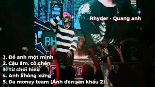 RHYDER | TỔNG HỢP CÁC BẢN RAP CỦA QUANG ANH RHYDER TRONG RAP VIỆT MÙA 3