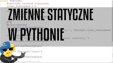 Zmienne i metody statyczne [Python]