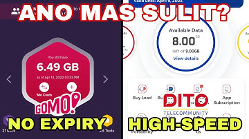ANO ANG PINAKASULIT NA SIM CARD? GOMO VS DITO (PROS AND CONS)