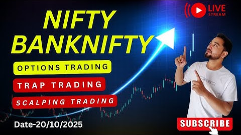 LIVE TRADING BANKNIFTY AND NIFTY50 || 20 October || #nifty50      #banknifty