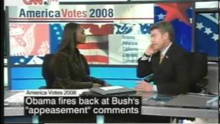 CSI Crane - CNN 2008 Election Coverage with Bill Crane Commentary