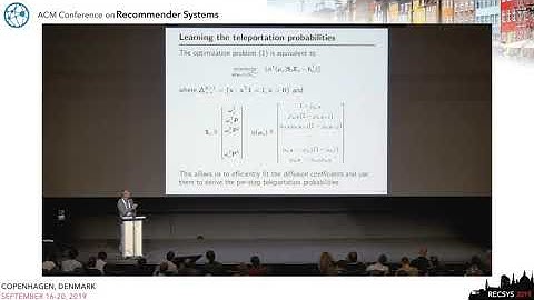 Paper Session 6: Personalized Diffusions for Top-N Recommendation - A. Nikolakopoulos et al.