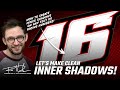 Creating inner shadows on racing numbers and sponsors