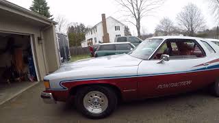 THIRD VIDEO TAKING THE CAR FOR A RIDE 1976 Pontiac Lemans Sport coupe one owner