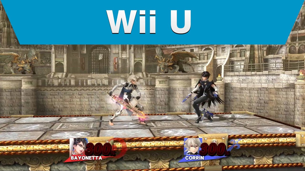 Super Smash Bros. WiiU/ 3DS - Bayonetta Moveset & Stage Overview Gameplay 