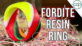 Making a Rainbow Resin Ring in My Garage | DIY Resin Project