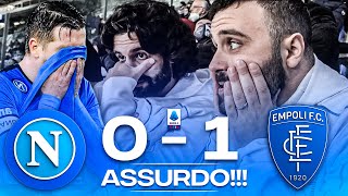 😔 ASSURDO!!! NAPOLI 0-1 EMPOLI | LIVE REACTION NAPOLETANI AL MARADONA HD