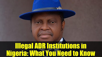 Illegal ADR Institutions in Nigeria: What You Need to Know | MTI-Nigeria Warning