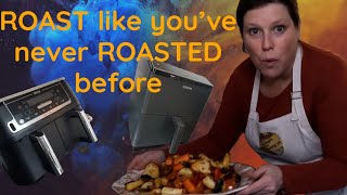 delicious ROASTED veg AIRFRYER perfection