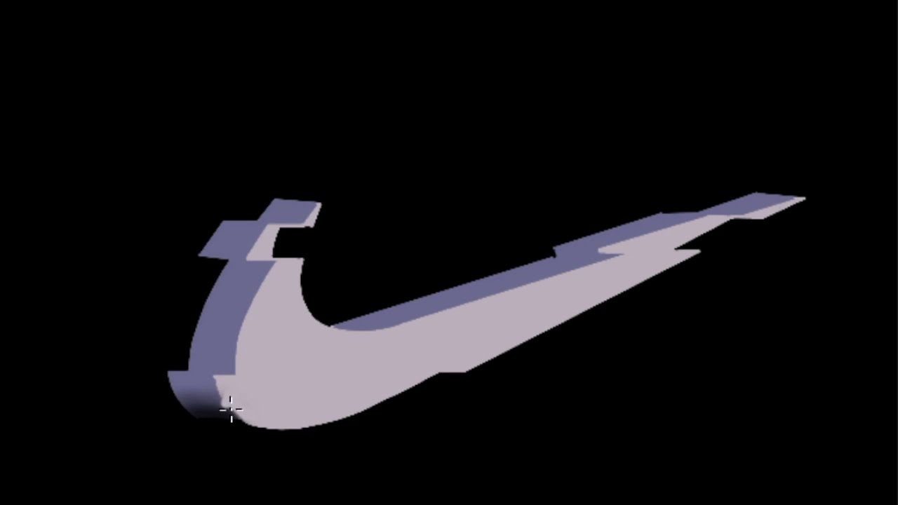 nike logo glitch