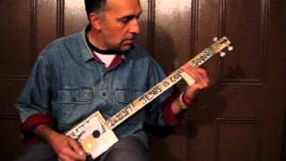 Cigar Box Guitar - Away In A Manger - D5 Tuning (DAD)