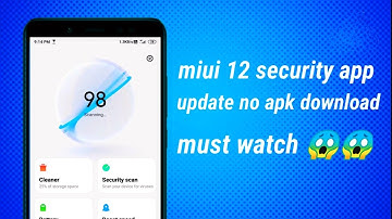 miui 12 security app update no apk install easy trick👌👌👌
