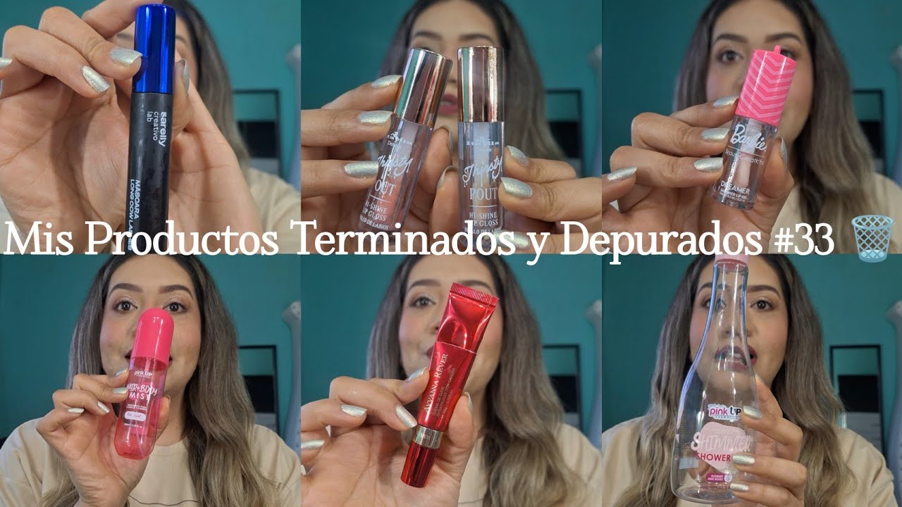 Mis Productos Terminados y Depurados #33 🗑| Italia Deluxe, Sarelly Creativo,Pink Up,L'Oréal,etc.... 