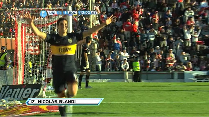 Gol de Blandi. Unión 1 - Boca 2. Torneo Inicial. Cuarta Fecha. Fútbol Para Todos
