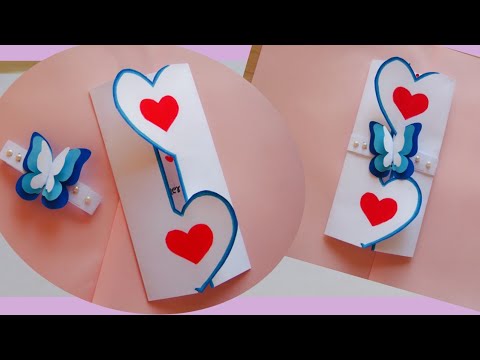 How To Make Card Beautiful Handmade | วิธีทำการ์ดง่ายๆสวยๆ❤️ - Youtube