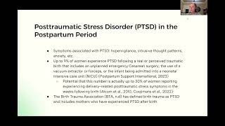 Lived Experiences of Traumatic Births Implications for Clinical Practice
