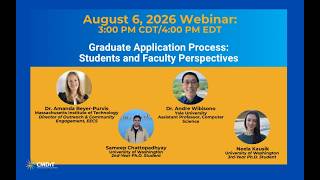 Graduate Application Process : Students and Faculty Perspectives