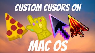 How To Get Custom Cursors On Mac!