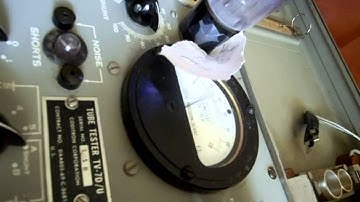 Testing Amperex 866A Vacuum Tube using TV7 DU 2nd