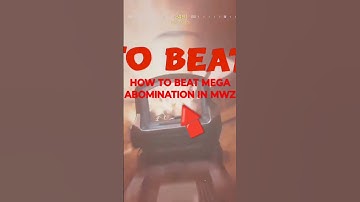 HOW TO BEAT MEGA ABOMINATION BOSS IN CALL OF DUTY MODERN WARFARE 3 | MWZ