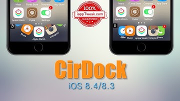 CirDock : an all-new perspective on how the dock can look like - iOS8.4-8.3 / 8 / 7