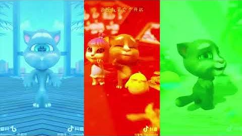 Mèo Talking Tom Cute Dancing Baby | Dancing Tom Colors | TIK TOK #12