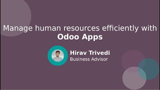 Manage human resources efficiently with Odoo Apps screenshot 1