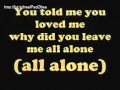 Justin Timberlake- Cry me a river lyrics